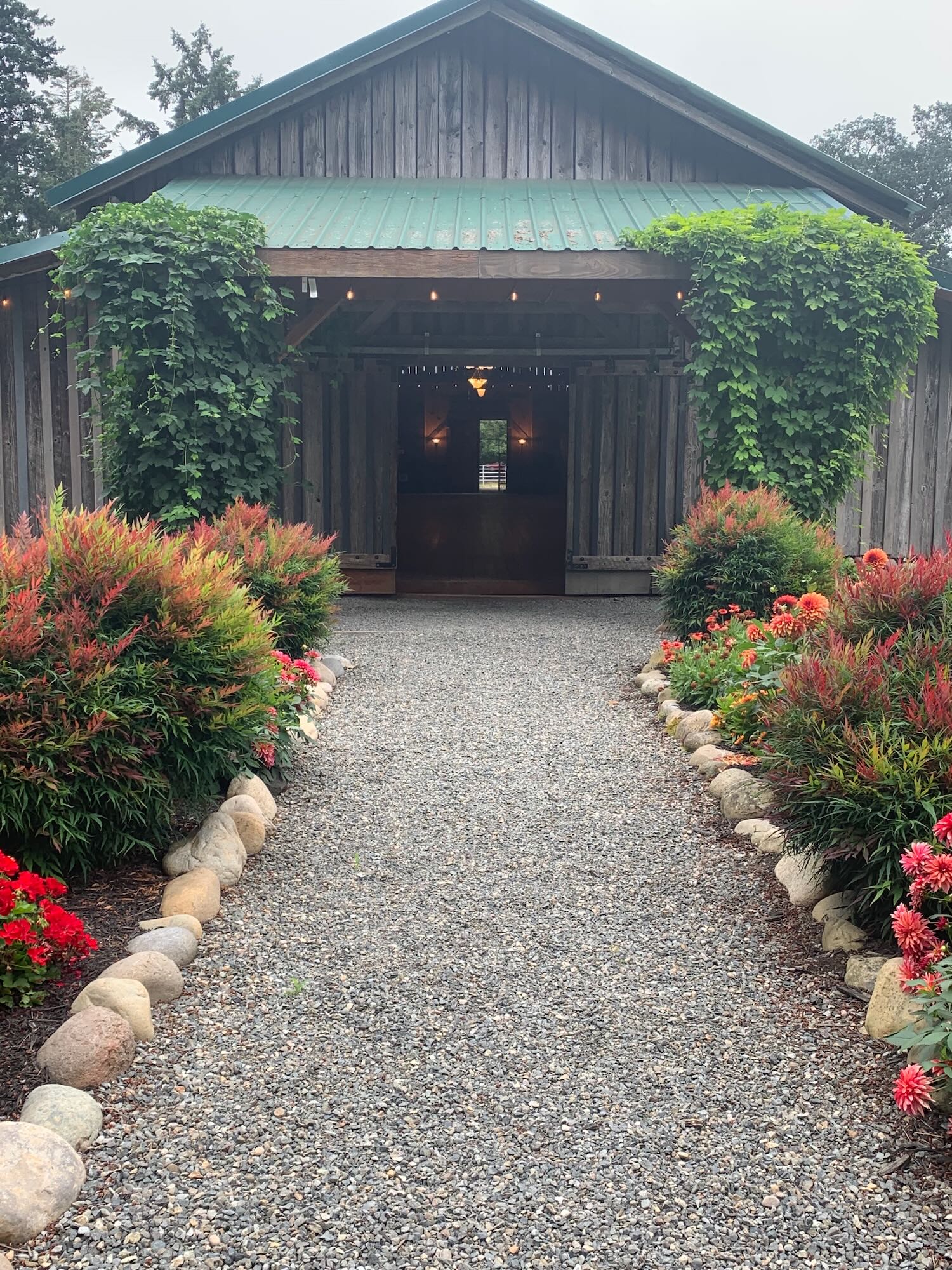 Outdoor Wedding Location - Back of Barn