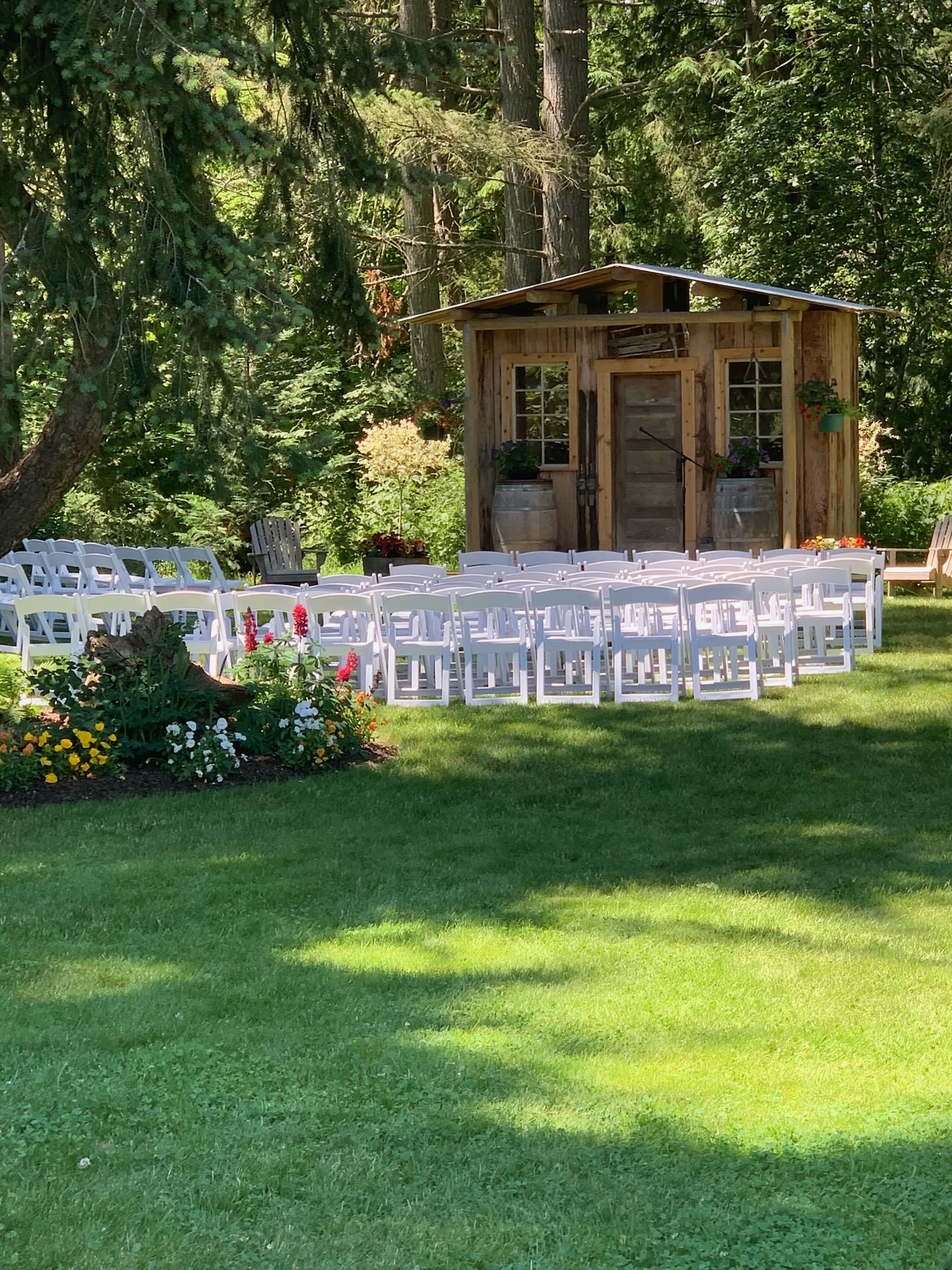 Outdoor Wedding Location - at the Cabin
