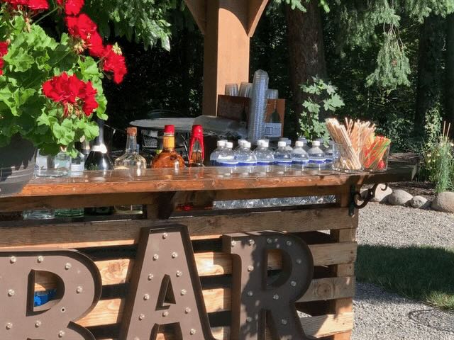 Outdoor bar